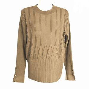 Tan Crew Neck Sweater